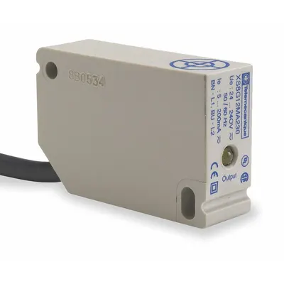 TELEMECANIQUE SENSORS Inductive Rectangular Proximity Sensor: Non-Terminated Cable, Unshielded - Rectangular Sensors with Non-Terminated Cables