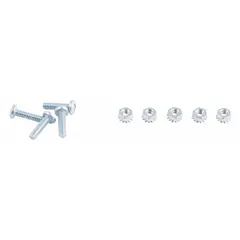 Replacement screw and nut set for Master Appliance power tools. Secures components on models 3KH79, 3W771, 5PYP5, 6NE91, 6NE92, and 6NE97. Compatible with PH-1200K heater. Ensures proper assembly and safe operation.