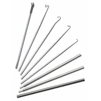 MOODY TOOL Spring Tool Set: Steel, Angle/Hook/Push/Pull, 90° Angle/Hook/Offset/Push/Pull Tip (MPN 55-1857)