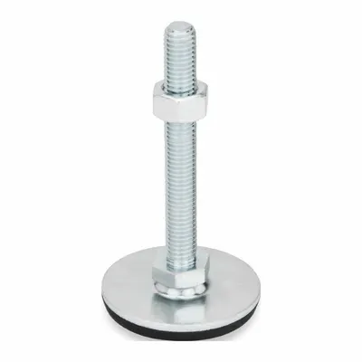 JW WINCO Non-Skid Male Leveling Mount - Non-Skid Male Leveling Mounts