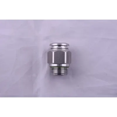 AIGNEP USA Stainless Steel Push-to-Connect x MBSPP Adapter, 6 mm OD x M5, Silver - Stainless Steel Tube Fittings