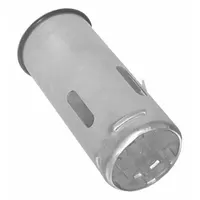 Aluminum anti-siphon tube for 2-1/2 in filler necks on heavy-duty trucks. Delivers 20 gpm refueling capacity. Silver finish. Prevents fuel theft by blocking siphon access