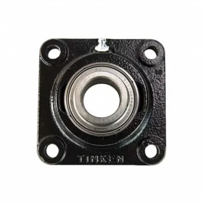 TIMKEN Flange Mount Bearing: Radial Ball, 3 in Bore, Cast Iron, Set Screws, 7 3/4 in Lg - General Purpose Flange-Mount Ball Bearings