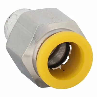 PARKER Nickel-Plated Brass Tube Fitting - Nickel-Plated Brass Tube Fittings
