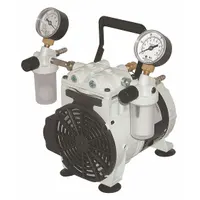 WELCH Piston Vacuum Pump: 0.25 hp, 1 Phase, 115V AC, 100 psi Max Continuous Pressure, 1.6 cfm (MPN 2546B-01)