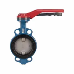 GHIBSON Butterfly Valve: 12 in Pipe Size, Concentric, 250 psi Max. Pressure (CWP), Wafer, Buna-N (MPN 540S-12). Key specifications — Brand: GHIBSON; Handle Type: Bare Stem; Disc Material: Stainless Steel.