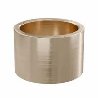 Sleeve Bearing: Bronze, SAE 841, 25 mm Bore, 30 mm OD, 20 mm Lg, 49,938 lb/sq in-fpm Max PV, 5 PK (MPN AAM2530-20B)