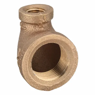 OEM APPROVED VENDOR 3/4 in x 1/4 in Female NPT Threaded Elbow, 200 psi - Threaded Low-Pressure Pipe Fittings for Potable Water