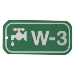 This BRADY lockout tag is a W-3 type made of polystyrene with English text and no header. It is used in lockout/tagout procedures to identify equipment under maintenance, helping prevent accidental operation during servicing.