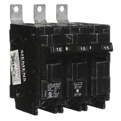 SIEMENS B315H BL Series Bolt-On Miniature Circuit Breaker - B Series, Bolt-On Siemens Miniature Circuit Breakers