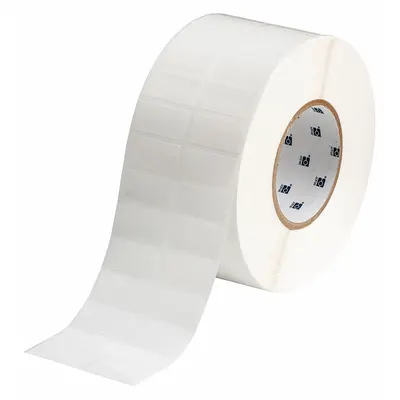 BRADY Pre-Cut Label Stock Roll: Tamper Indicating, 3/4 in x 1 1/2 in, 3/4 in - Brady VOID Footprint Tamper-Indicating Precut Label Rolls