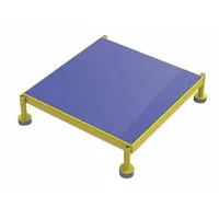 TRI-ARC Adjustable Height Work Platform: 14 in Platform Ht - Max, 24 in Platform Wd, Steel, Adj Ht (MPN MCOS24249)
