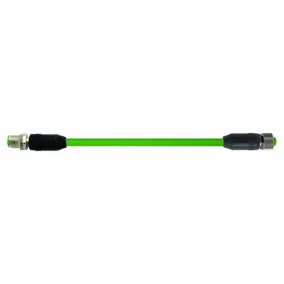 MURRELEKTRONIK M12 Male Straight to M12 Female Straight Cordset - M12 Connector to M12 Connector Cordsets