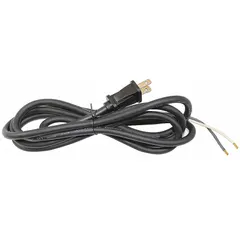 Replacement power supply cord for Bosch grinders. Used to restore electrical connectivity when the original cord is worn or damaged. Suitable for maintenance and repair applications.