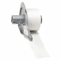 Wraparound Label: 1 in x 1/2 in, 1/2 in, Vinyl, White (Matte), For 16 AWG to 8 AWG Wire Gauge (MPN M7-17-427)