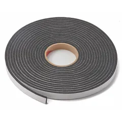 This rubber replacement gasket is designed for use with grease interceptors. It measures 30 ft in overall length and features a matte black finish. The gasket provides a seal between interceptor sections to prevent leaks during operation.