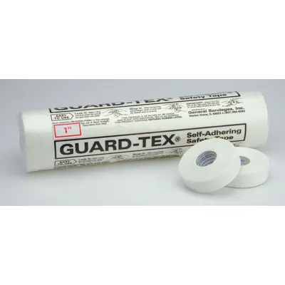GUARD-TEX General Purpose Finger Tape, Cotton Gauze, White, 1 in x 30 yd