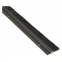 NATIONAL GUARD Door Sweep: Brush Insert, Aluminum, 48 in Lg, 1 7/8 in Wd, Aluminum (MPN 601DKB-48)
