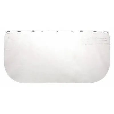 CONDOR Face Shield Visor: 16 in Overall Wd, 8 in Overall Ht, Clear, Uncoated - General Purpose Replacement Visors