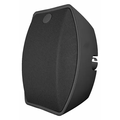 SOUNDTUBE SM590I-II-WX-BK Passive 2-Way Wall-Mount Speaker, 8 Ohm, Outdoor - Wall-Mount Speakers