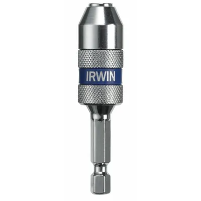 IRWIN Bit Holder: Bit Holder, Power, 1/4 in Compatible Bit Size, Hex Compatible Bit Shank - Standard Bit Holders