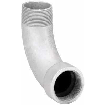 APPLETON ELECTRIC Elbow, 90 Degrees: Iron, Electroplated, ELMF, 1/2 in Trade Size, Female to Male - 90° Elbows