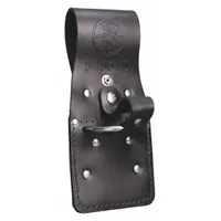 KLEIN TOOLS Tool Holster: For 4 in Belt Wd - Max, 0 Pockets, Black, Leather (MPN 5456TS)