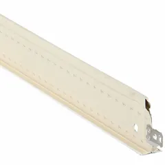 Aluminum cross tee for suspended ceiling grid systems. Overall height 2 in, overall length 24 in. Used to support ceiling tiles in standard grid layouts.