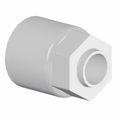 SMC LQ3-4N13-2 PFA Compression Nut for 1/2 in OD Tubing - PFA Compression Tube Fittings