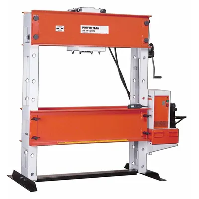 POWER TEAM H Frame Press 100T: Electric, H-Frame, 100 ton - Electric H-Frame Hydraulic Presses
