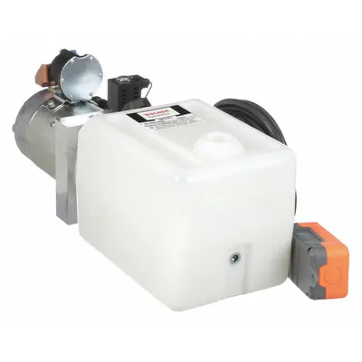 MONARCH Hydraulic Power Unit: 2.5 gpm, 3,000 psi Max. Pressure, 1 gal Reservoir Capacity - Single Acting DC Hydraulic Power Units