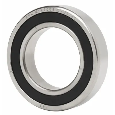 NTN Angular Contact Ball Bearing: 7007, 1 Row, Matched, Duplex, 17°, Dbl Sealed - Duplex Angular Contact Bearings