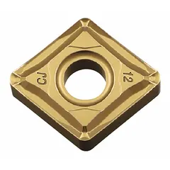 This diamond indexable turning insert is designed for precision turning operations on hard materials such as ceramics, composites, and non-ferrous metals. It provides wear resistance and surface finish in high-speed machining applications.