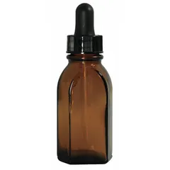 Approved Vendor Amber Glass Lab Dropper Bottle, 30 mL, Oval