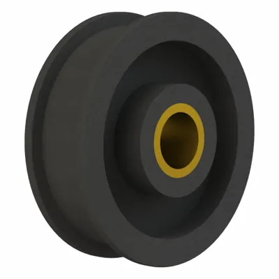 BREWER MACHINE & GEAR Flat Belt Idler Pulley: 1/2 in Bore, 1.75 in OD, Cast Iron - Flat Idler Pulleys without Flange