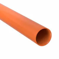 Continuous-Flex Liquid-Tight Plastic Conduit: 1 1/2 in Trade Size, Orange, 50 ft Nominal Lg, 6500 (MPN 6506-24-00)