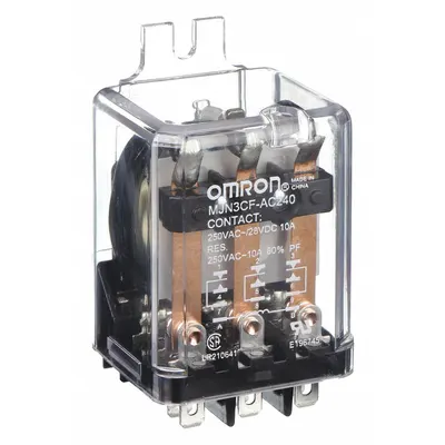 OMRON Flange Mount Relay: Surface (Side Flange) Mounted, 30 A Current Rating - Surface-Mounted Relays