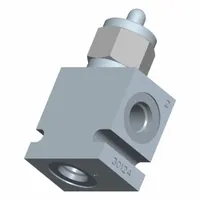 BUCHER HYDRAULICS Cartridge Valve: Aluminum, Screw-In, Two Positions, Screwdriver Adjustment, Manual (MPN MPTC-10-N-06TA)
