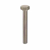 Hex Head Cap Screw: Steel, Class 10.9, Zinc Yellow, M8, Metric, 60 mm lg, Fully Threaded, 100 PK (MPN HC30080601-100P1)