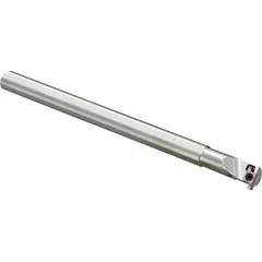 This indexable toolholder is designed for internal grooving, face grooving, and parting operations on CNC lathes and turning centers. It accepts standard indexable inserts and is suited for precision machining applications requiring repeatability.