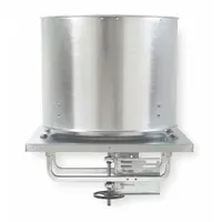 Axial Upblast Roof Exhaust Fan: Belt Drive, 30 in Blade, 11,108 cfm, ODP, 3/4 hp, 208/220/440V AC, 3 (MPN 7HZ16)