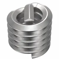 HELI-COIL Helical Insert: Tanged Tang Style, Free-Running, M8-1.25 Thread Size, Plain, Plain, 500 PK (MPN 1084-8CN080S)