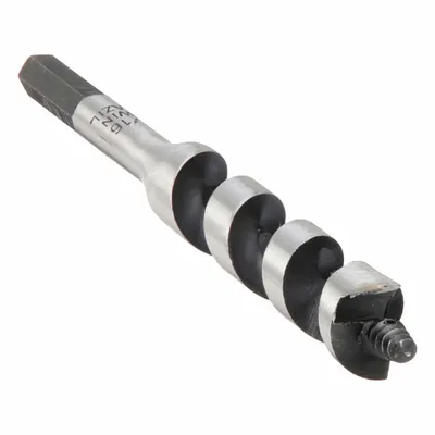 IRWIN Auger Bits: 11/16 in Drill Bit Size, 7 1/2 in Overall Lg, Hex Shank - Spur Auger Drill Bits