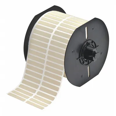 BRADY Pre-Cut Label Stock Roll: 1/4 in x 1 1/2 in, 1/4 in, Polyimide, Permanent Adhesive - Brady Precut Label Rolls