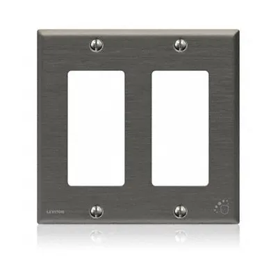 LEVITON 84409-A40 Cleanroom-Rated Gasketed Wall Plate - Cleanroom-Rated Gasketed Wall Plates