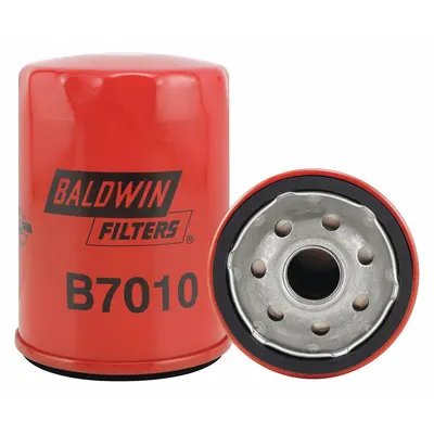 BALDWIN FILTERS Oil Filter: B7010, 13/16"-16 Thread Size, 4 1/8 in Overall Ht, 3 in Outside Dia - Spin-On Oil Filters
