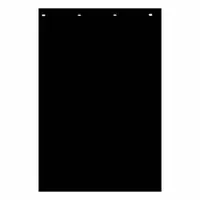 Mudflaps: Polymer, 36 in Ht, 24 in Wd, 5/32 in Thick, Black, 1 PR (MPN RC36PPBPKGD)