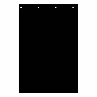 BUYERS PRODUCTS Mudflaps: Polymer, 36 in Ht, 24 in Wd, 5/32 in Thick, Black - Truck Mud Flaps