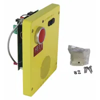 This yellow plastic cover is a replacement part for 393AL and 393AL-001 auto-dial phone models. It protects internal components in industrial environments where reliable communication is needed, such as manufacturing plants and refineries