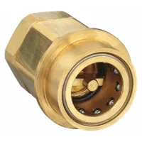 SNAP-TITE Hydraulic Quick Connect Hose Coupling: 1 1/2 in, Brass, 18.93 lpm Max. Flow Rate, Nitrile (MPN BVHC24-24F)